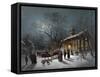 New Year's Eve, C1876-null-Framed Stretched Canvas