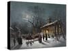 New Year's Eve, C1876-null-Stretched Canvas