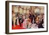 New Year's Eve Festivities at the Savoy-English School-Framed Giclee Print