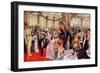 New Year's Eve Festivities at the Savoy-English School-Framed Giclee Print