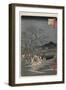 New Year's Eve Foxfires at Nettle Tree, Oji, September 1857-Utagawa Hiroshige-Framed Giclee Print