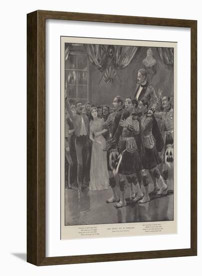 New Year's Eve in Barracks-Richard Caton Woodville II-Framed Giclee Print