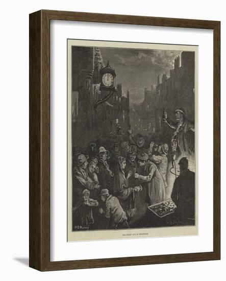 New-Year's Eve in Edinburgh-William Bazett Murray-Framed Giclee Print