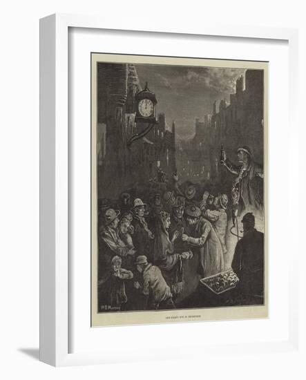 New-Year's Eve in Edinburgh-William Bazett Murray-Framed Giclee Print