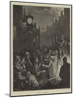 New-Year's Eve in Edinburgh-William Bazett Murray-Mounted Giclee Print