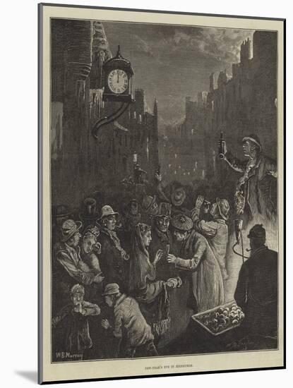 New-Year's Eve in Edinburgh-William Bazett Murray-Mounted Giclee Print