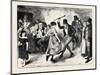 New Year's Eve in Ireland, 1870-null-Mounted Giclee Print