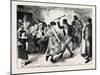 New Year's Eve in Ireland, 1870-null-Mounted Giclee Print