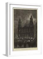 New Year's Eve in London-Joseph Nash-Framed Giclee Print