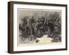 New Year's Eve in Russia, Buying Presents in the Streets-Frederic De Haenen-Framed Giclee Print