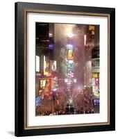 New Year's Eve in Times Square-Igor Maloratsky-Framed Art Print