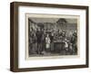 New Year's Eve, the Village Choir at the Squire's House-null-Framed Giclee Print