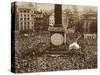 New Year's Eve, Trafalgar Square, 1919-English Photographer-Stretched Canvas