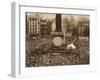 New Year's Eve, Trafalgar Square, 1919-English Photographer-Framed Giclee Print