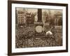 New Year's Eve, Trafalgar Square, 1919-English Photographer-Framed Giclee Print