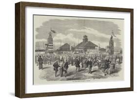 New Year's Festival Procession at Yokohama-null-Framed Giclee Print