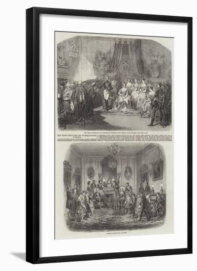 New Year's Festivities and Juvenile Parties in France-null-Framed Giclee Print