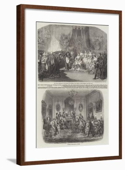 New Year's Festivities and Juvenile Parties in France-null-Framed Giclee Print