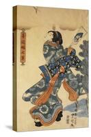 New Year's Game-Utagawa Kunisada-Stretched Canvas