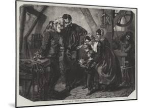 New Year's Gifts in a Working Man's Family-null-Mounted Giclee Print