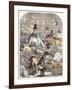 New Year's Gifts, the Toyshop, Jackson Children, 1860-null-Framed Giclee Print