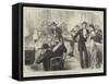 New-Year's Greetings by Telephone-null-Framed Stretched Canvas