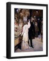 New Year's Nocturne, New York, 1892-Childe Hassam-Framed Giclee Print