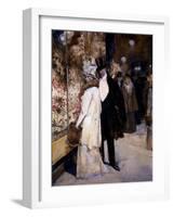 New Year's Nocturne, New York, 1892-Childe Hassam-Framed Giclee Print