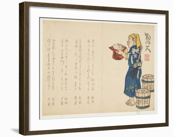 New Year's Offering, C.1811-44-Sat? Gyodai-Framed Giclee Print