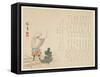 New Year's Performer, January 1855-Saika-Framed Stretched Canvas
