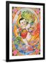 New Year's Poster - Chubby Baby with Dragon, 1987-null-Framed Giclee Print