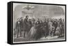 New-Year's Reception at the White House, Washington-null-Framed Stretched Canvas