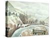 New Year Snow, 1935-Eric Ravilious-Stretched Canvas