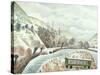 New Year Snow, 1935-Eric Ravilious-Stretched Canvas