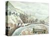 New Year Snow, 1935-Eric Ravilious-Stretched Canvas