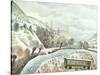 New Year Snow, 1935-Eric Ravilious-Stretched Canvas