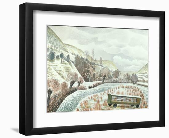 New Year Snow, 1935-Eric Ravilious-Framed Premium Giclee Print