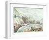 New Year Snow, 1935-Eric Ravilious-Framed Premium Giclee Print