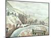 New Year Snow, 1935-Eric Ravilious-Mounted Premium Giclee Print