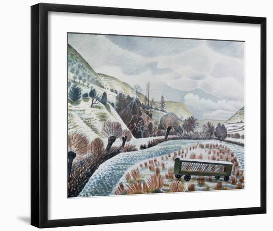 New Year Snow, 1938-Eric Ravilious-Framed Premium Giclee Print