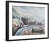 New Year Snow, 1938-Eric Ravilious-Framed Premium Giclee Print