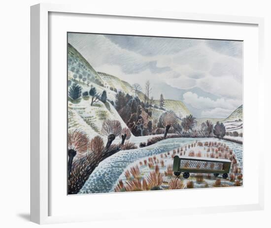 New Year Snow, 1938-Eric Ravilious-Framed Premium Giclee Print