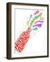 New Year Text Design-lenm-Framed Art Print