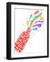 New Year Text Design-lenm-Framed Art Print