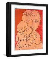 New Year-Pablo Picasso-Framed Art Print