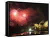 New Years Eve 2006, Opera House and Sydney Harbour, Sydney, New South Wales, Australia-Kober Christian-Framed Stretched Canvas