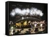 New Years Eve 2006, Opera House, Harbour Bridge, Sydney, New South Wales, Australia-Kober Christian-Framed Stretched Canvas