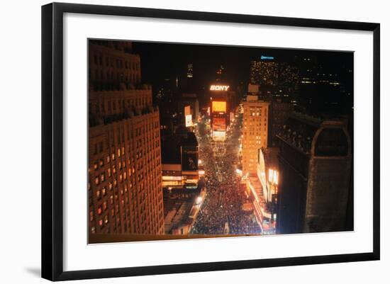 New Years Eve Crowd in times Square-null-Framed Photographic Print