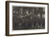 New-Years Fete in Paris, the Boulevards on a Bal D'Opera Night-Felix Regamey-Framed Giclee Print
