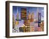 New York, 2023 (Oil on Panel)-Faisal Khouja-Framed Giclee Print